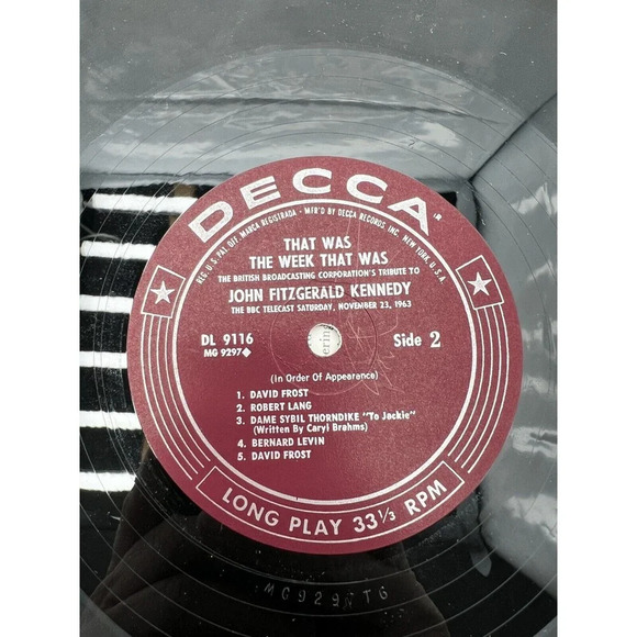 That Was the Week That Was: BBC Tribute to John F. Kennedy - November 23, 1963 - Picture 5 of 6